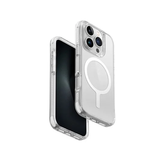 Cover Iphone 16 Pro Hybrid Magclick Charging Combat Uniq - White